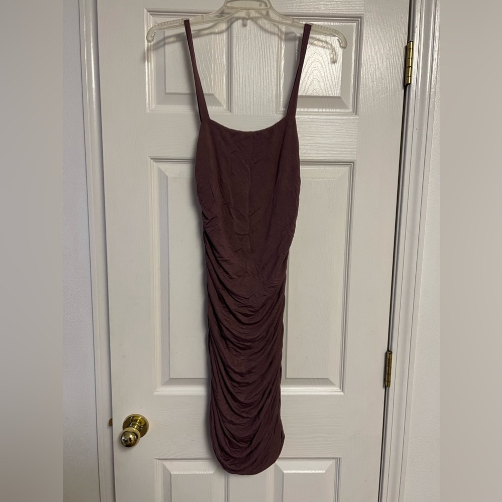 Ruche to the dance floor midi dress